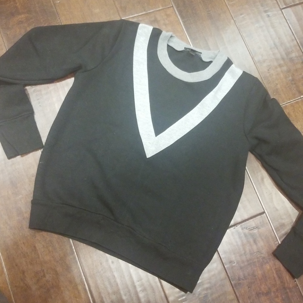 J Crew Varsity Colorblock Sweatshirt